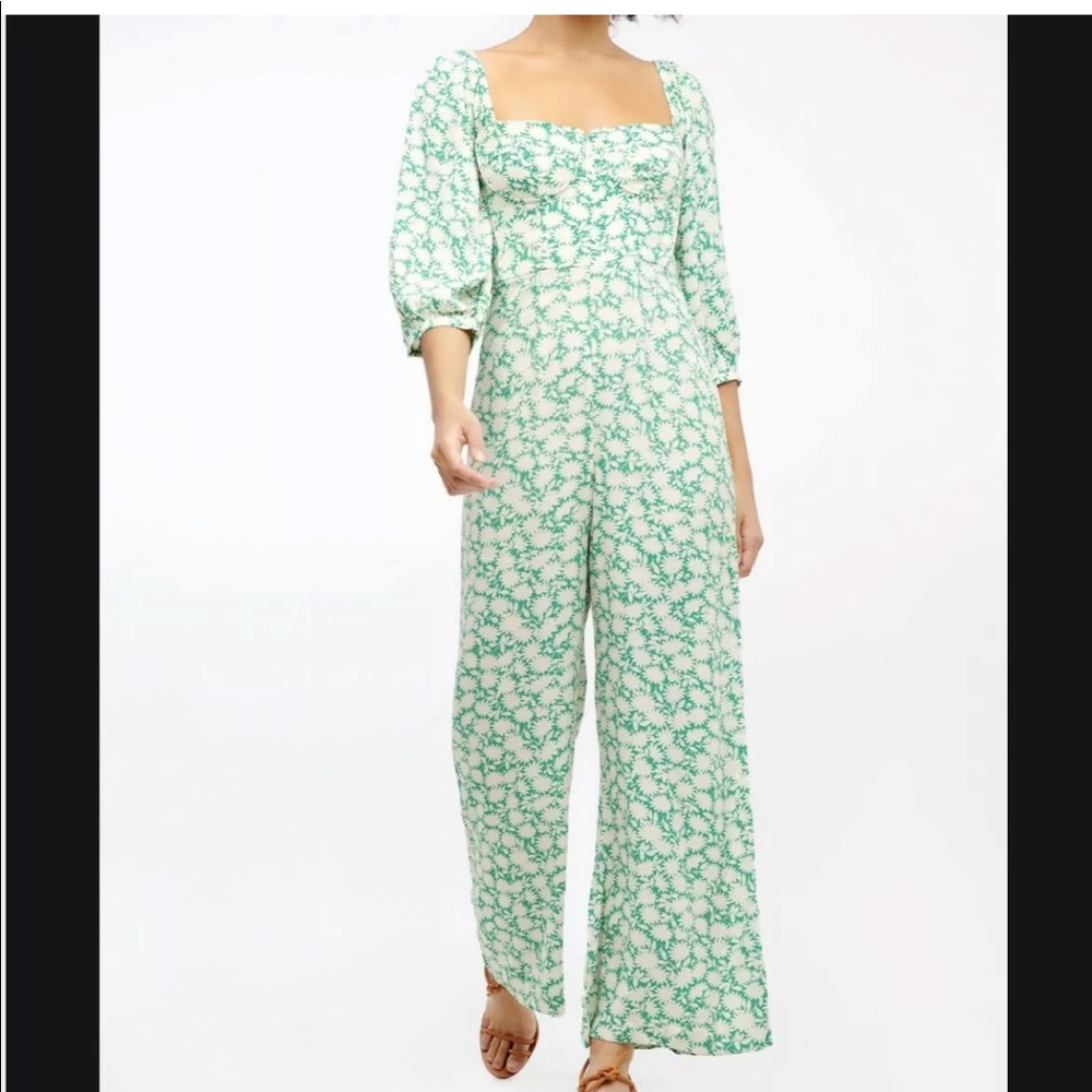 Capulet Manzanita Jumpsuit Apple Green Floral